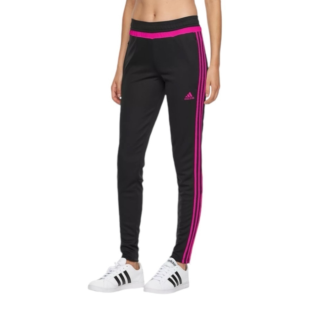 Adidas Tiro 15 climacool track Pants size XS black and pink